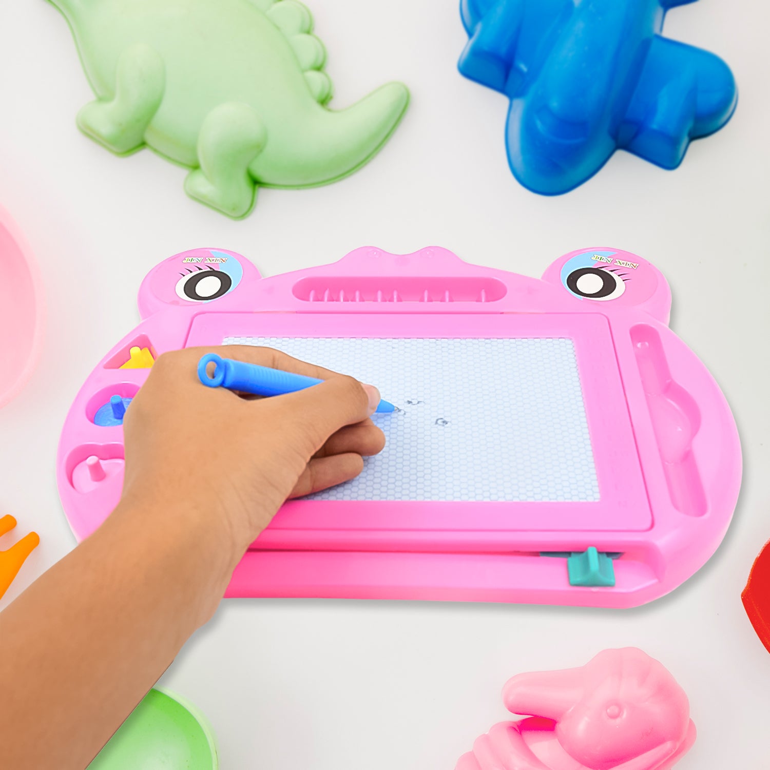 Frog Design Magic Sketch Slate Pad  Board (1 Pc  28  20 Cm) Frog Design Magic Sketch Slate Pad  Board (1 Pc  28  20 Cm)